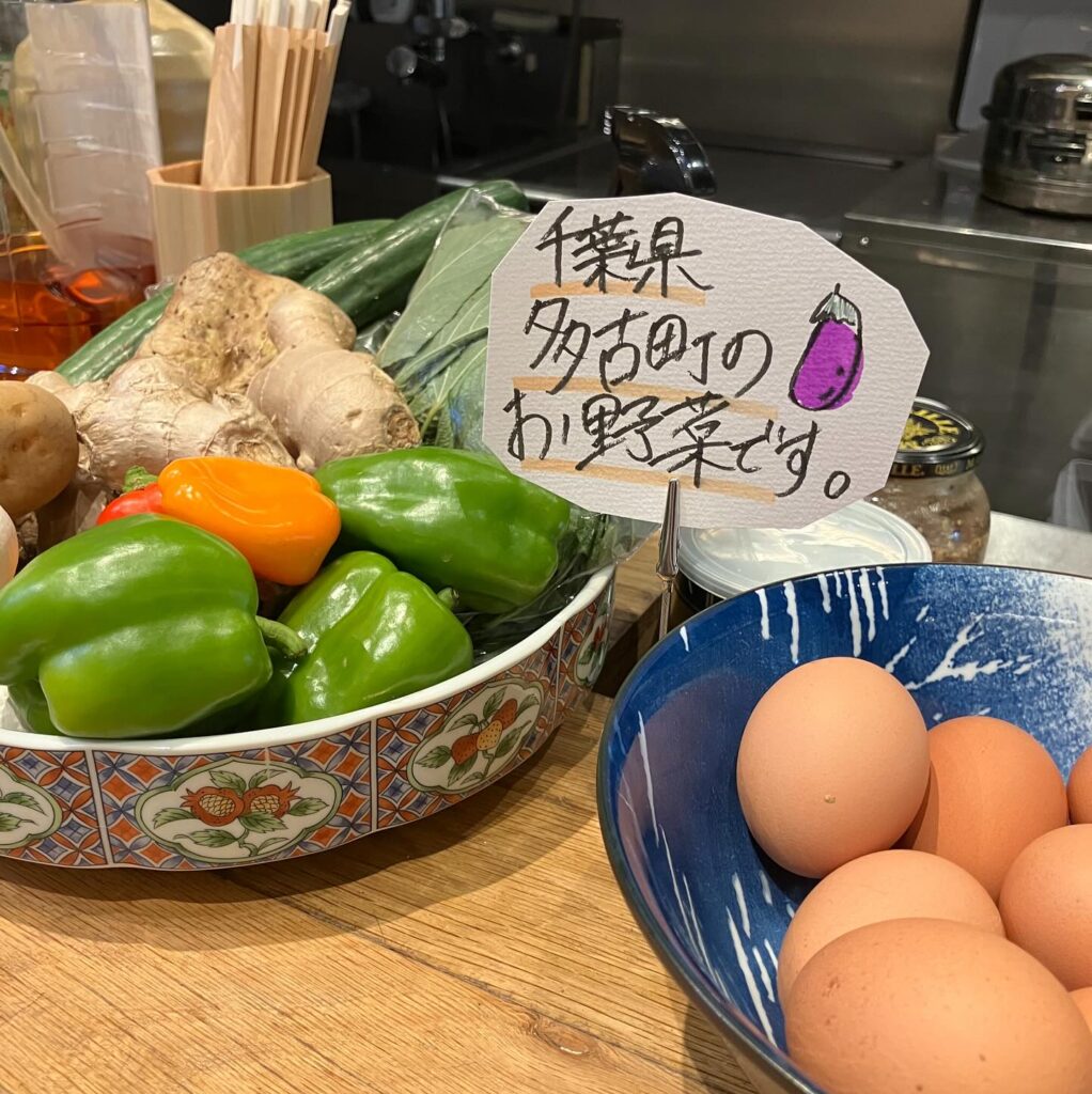 酒かす(多古町・鮭酒造)✖️ジェラート(多古町TUKIYOMI)in虎ノ門ヒルズ