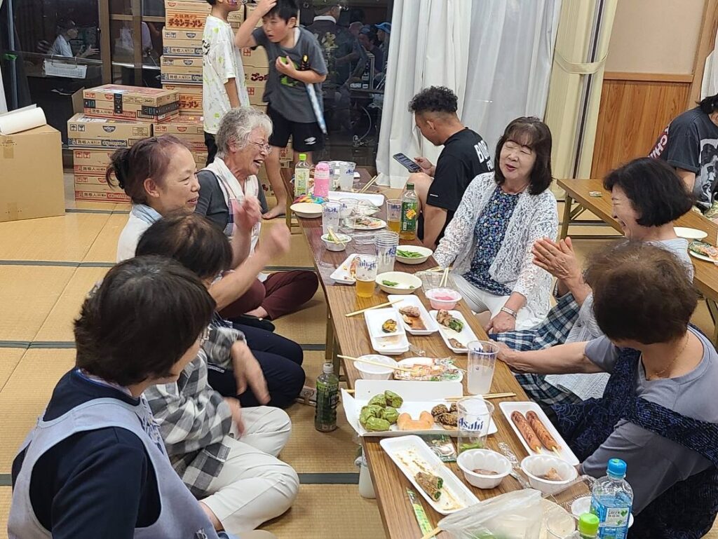 塙区、夕涼み会