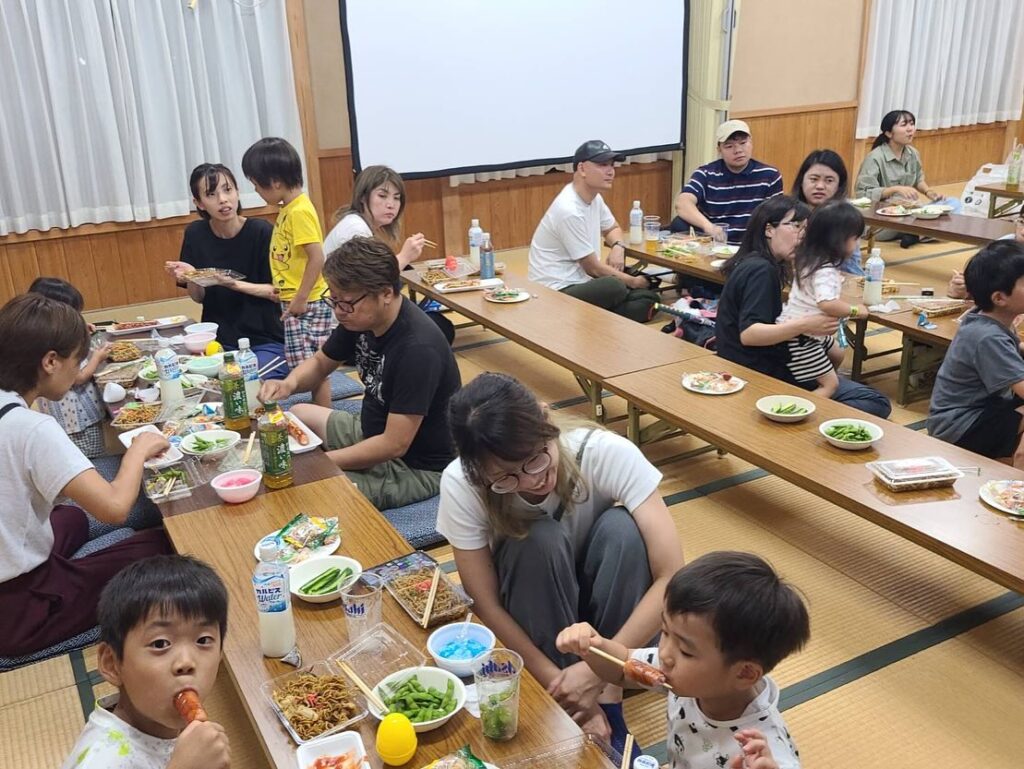 塙区、夕涼み会