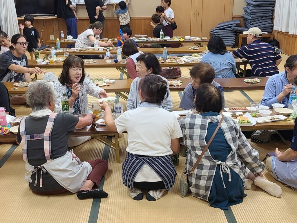 塙区、夕涼み会