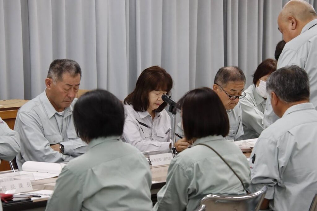 防災訓練(6時30分、震度6強の地震発生想定)実施