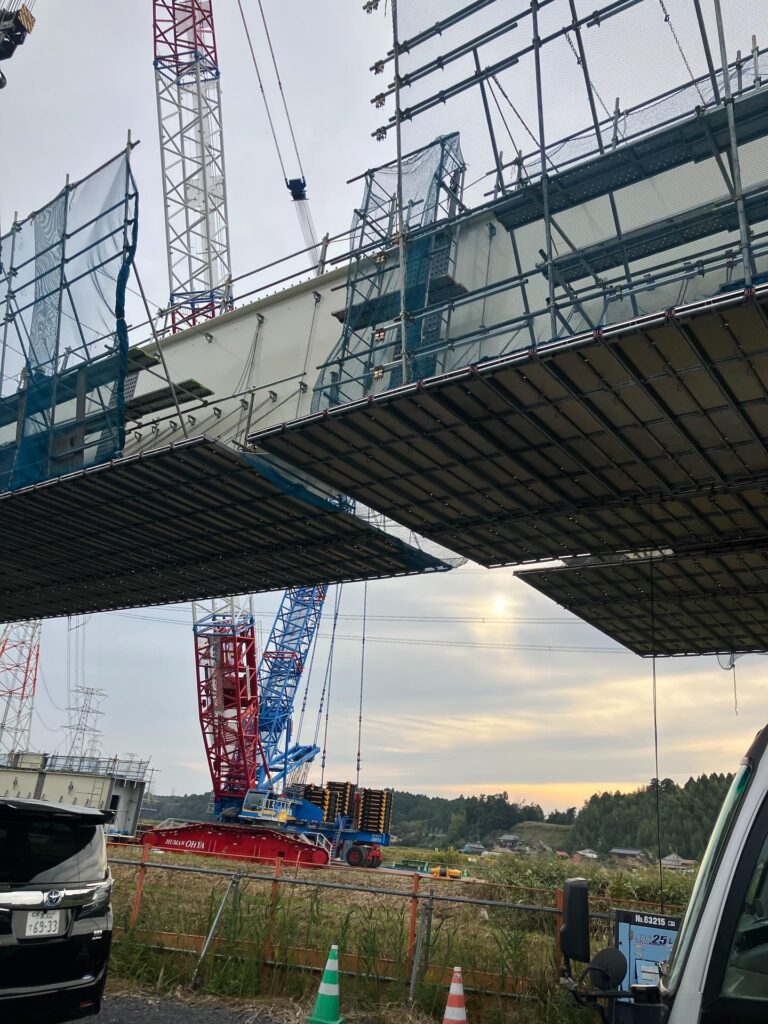 圏央道工事現場・視察