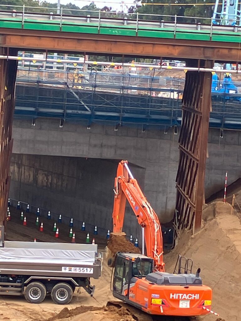圏央道工事現場・視察
