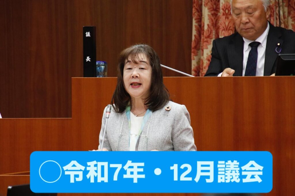 令和7年度・12月議会