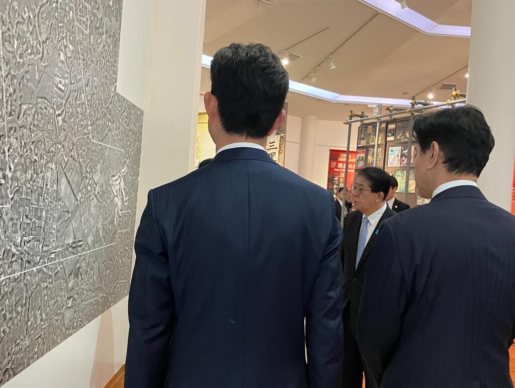 金子国土交通大臣・成田空港視察